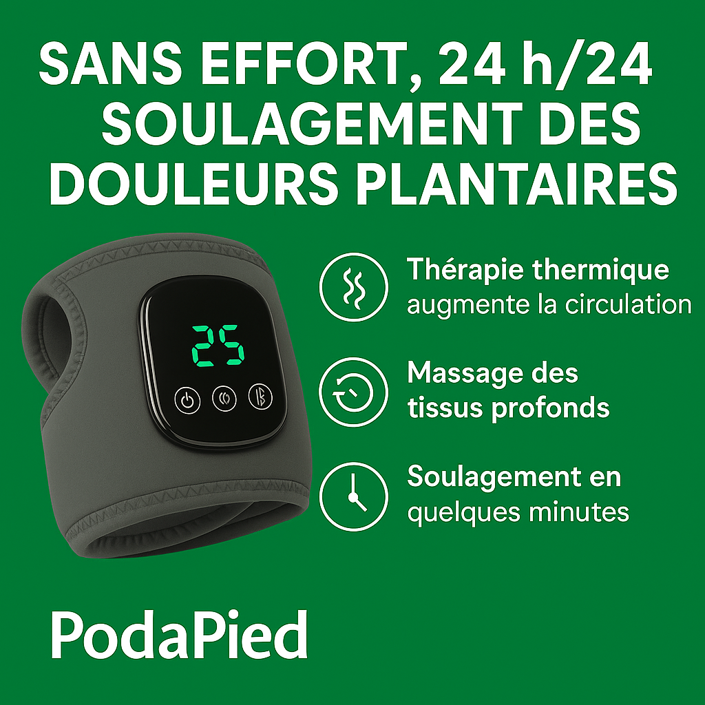 Appareil de massage des pieds 3 en 1 : PodaPied