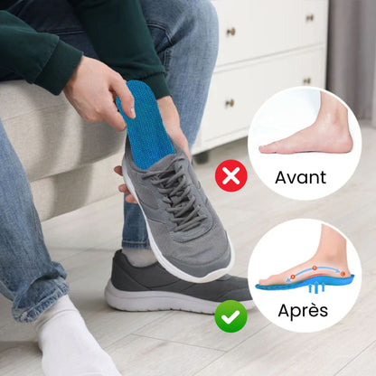 Semelles PodoFlex™ - Une journée entière sans douleur