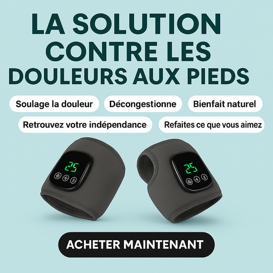 Appareil de massage des pieds 3 en 1 : PodaPied
